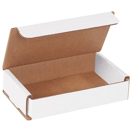 Bsc Preferred 5 x 3 x 1'' White Corrugated Mailers, 50PK BUY00026180